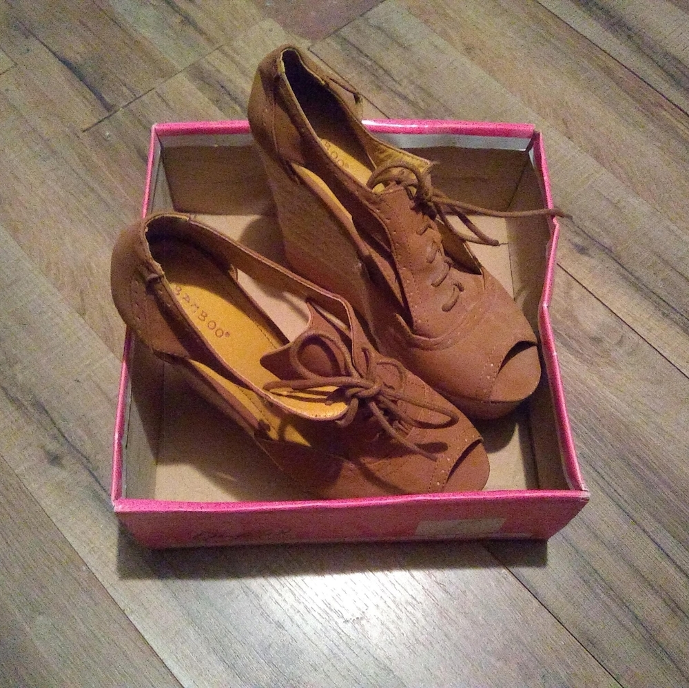 Bamboo high heels